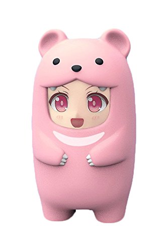 Nendoroid (PVC figure) also come stuffed-animal suit face parts case pink bear non-scale ABS pre-colored completed parts case