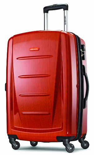 Samsonite Winfield 2 Hardside Luggage with Spinner Wheels, Orange, Checked-Large 28-Inch