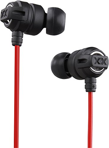 JVC HAFX1X Headphone Xtreme-Xplosivs, Black, Red