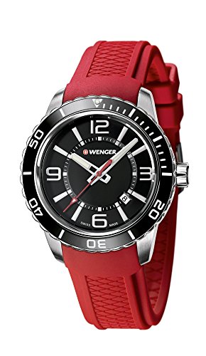 Wenger Men's Analogue Quartz Watch with Silicone Strap 01.0851.116