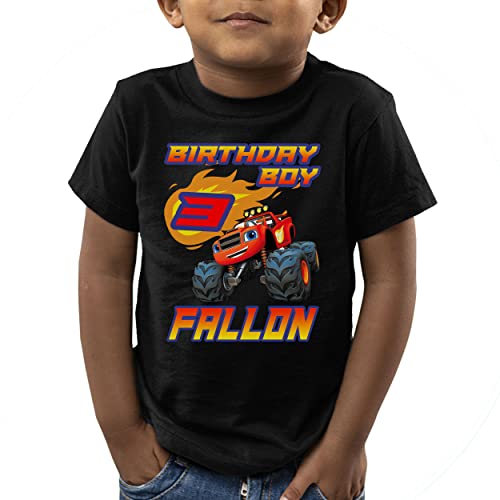 StickyGumDrop Personalized T-Shirts for Talking Monster Trucks Theme Birthday