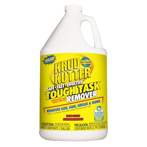 Krud Kutter KR012 KR01 Clear Tough Task Remover with No Odor, 1 Gallon, 128 Fl Oz (Pack of 1)