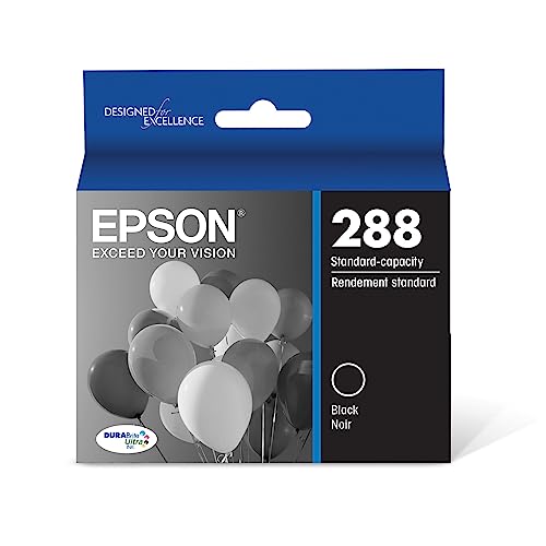 EPSON 288 DURABrite Ultra Ink Standard Capacity Black Cartridge (T288120-S) Works with Expression XP-330, XP-430, XP-434, XP-340, XP-440, XP-446
