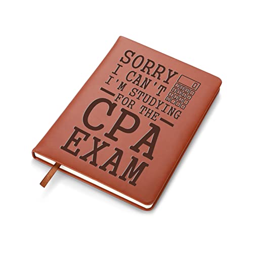 Funny Accountant Gifts Sorry I Can't I'm Studying For The CPA Exam Notebook Calculator Accounting Gift CPA Graduation Gift (CPA)