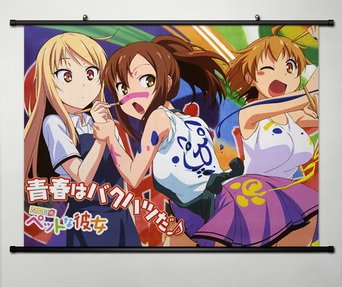 The Pet Girl of Sakurasou Wall Scroll Poster Fabric Painting for Anime Key Roles 07