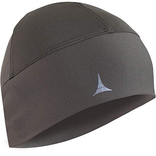 French Fitness Revolution - Skull Cap Helmet Liner Running Beanie - Ultimate Thermal Retention and Performance Moisture Wicking. Fits Under Helmets Khaki