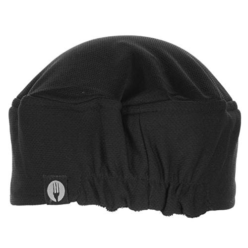 Chef Works Unisex Total Vent Beanie, Black, Large-X-Large