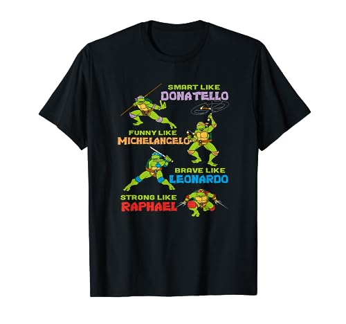 Mademark x Teenage Mutant Ninja Turtles - I am Smart, Funny, Brave, and Strong T-Shirt