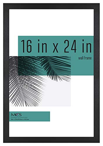 MCS Studio Gallery Frame, Black Woodgrain, 16 x 24 in, Single