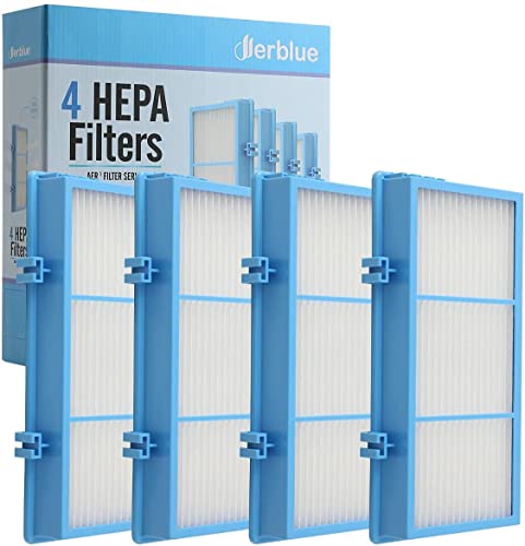 DerBlue 4pcs Replacement HEPA Filters for Holmes AER1 Type Total Air Filter,for HAPF30AT andHAP242-NUC
