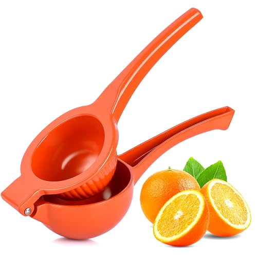 Last Drop Orange Squeezer - Handheld Orange Juicer Squeezer - Easy to Use Citrus Juicer - Manual Press for Extracting the Most Juice Possible - Single Bowl Orange