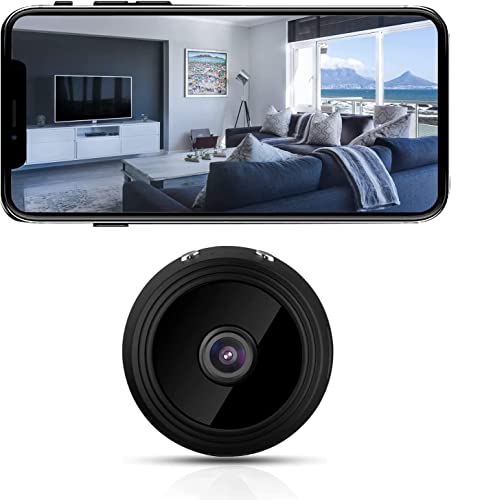 Hidden Camera - Spy Camera - WiFi Wireless Camera - Best Mini Camera - HD 1080P Camera - Nanny Cam - Surveillance Camera Full HD - Live Video Recorder with Night Vision - Car Cameras for Surveillance