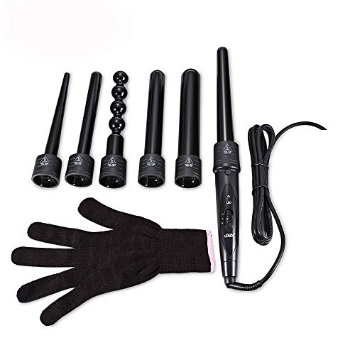Lee's DODO 6 in 1 Curling Iron Ceramic Hair Curler Roller Styling Tool
