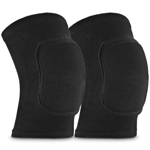 Sibba Compression Elbow Pads Arm Brace Support Fitness Arm Knee Protector Volleyball Basketball Breathable Elbow Wraps for Kids, Men and Women (Full black)