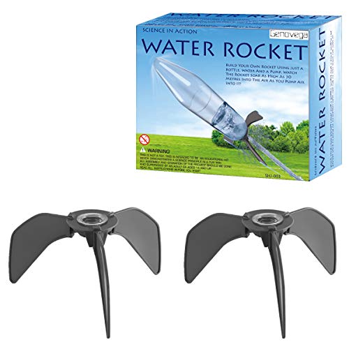 Model Bottle Stomp Water Rocket Launcher Outdoor Toys Baking Soda DIY Rocket Science Experiment Kit NASA Space Opters STEM Gift for Teenagers Boy Girl Science Lovers - Rocket Tail, Plastic Bottle Pump
