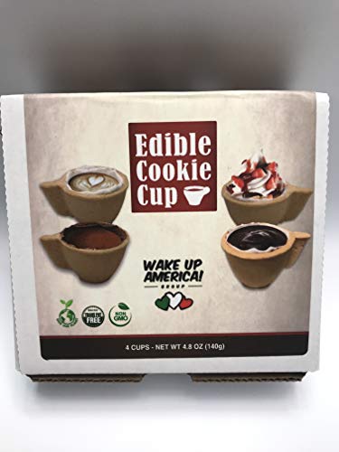 Noi USA Espresso Edible Cookie Cup, Chocolate, 140g