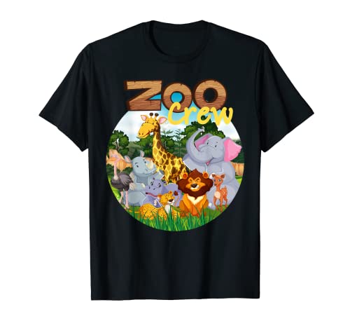 Zoo Crew Cute Zoo Group - Family Trip for Kids or Adults T-Shirt