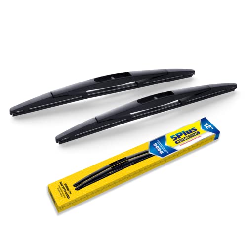 5 PLUS Back Windshield Wiper Blades 12 Inch (Pack of 2), Replacement For Honda CRV 2022-2017,Element 2011-2003 And More, Premium All-Season Rear Wiper Blades For My Car