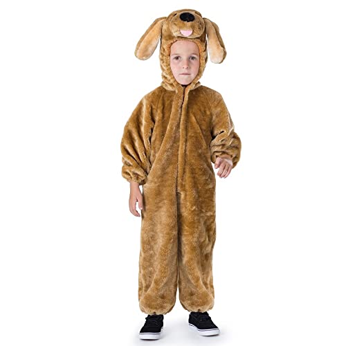 Dress Up America Puppy Costume For Kids – Labrador Or Golden Retriever Dog Dress-Up For Boys And Girls