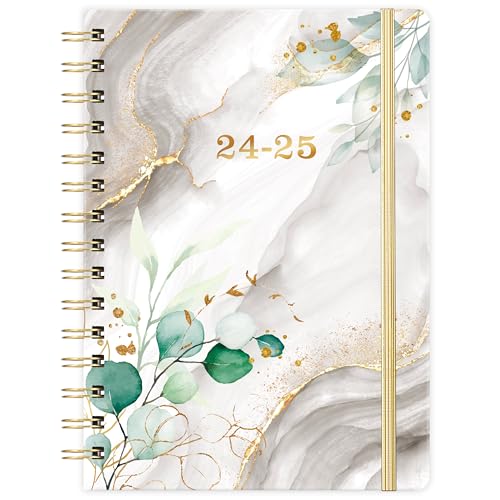 2024-2025 Planner - Academic Planner 2024-2025, Jul. 2024 - Jun. 2025, 6.3' x 8.4' Planner 2024-2025 Daily Weekly and Monthly, Planners 2024-2025 for Women with Inner Pocket