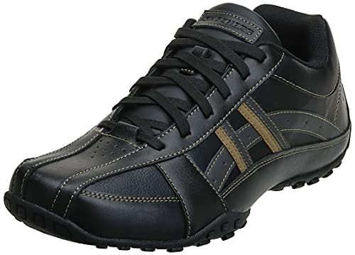 Skechers Men's Citywalk Malton Oxford Sneaker,Black,10 M US