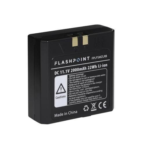 Flashpoint Battery for The Zoom Li-on Flash (VB-18)