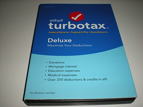 Turbo Tax 2016 Tax Year Old Version 508104 Deluxe Fed Efile State Tax Year 2016