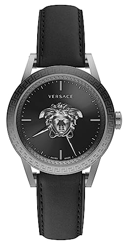 Versace Palazzo Empire VERD012 20 Men's Watch Black Steel 43 mm, Black, strap