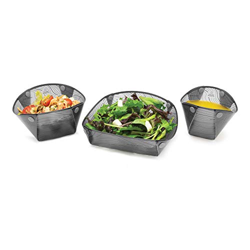 Fozzils Snapfold Solo Pack (Cup, Bowl, Plate) , Gray