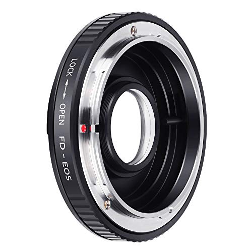 K&F Concept Pro Lens Mount Adapter Compatible for Canon FD FL 35mm SLR Lens to Canon EOS (EF, EF-S) Camera, Compatible with Canon 1D, 1DS, Mark II, III, IV, Digital Rebel T5i, T4i, T3i, T3