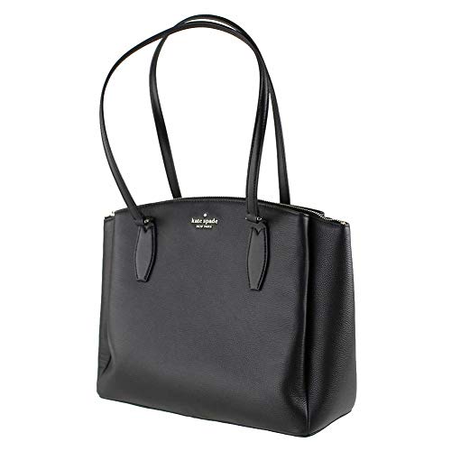 Kate Spade New York MONET LARGE TRIPLE COMPARTMENT TOTE Women's Leather Handbag (black)