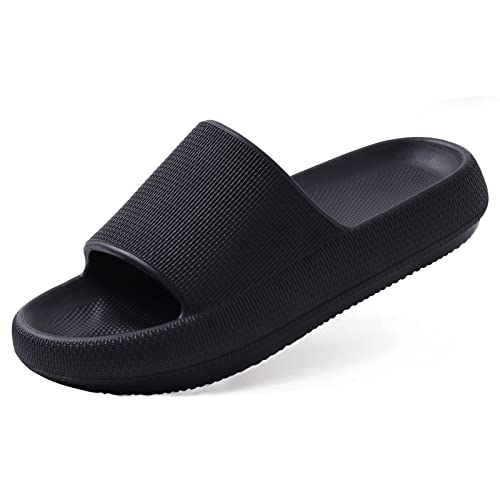 Evshine Pillow Sandals Slides for Women Men Squishy Platform Shoes