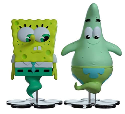 Youtooz Spooky Spongebob 4' Inch Viny Figure, Collectible Spooky Spongebob & Patrick 2 Pack Figure by Youtooz Spongebob Squarepants Collection