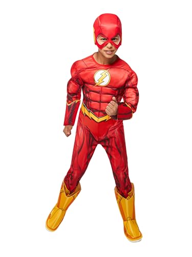 Rubie's Costume DC Superheroes Flash Deluxe Child Costume, Medium