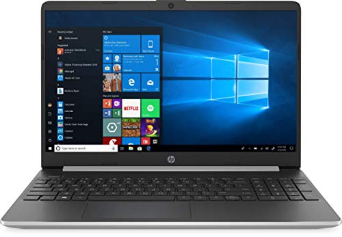 HP New 15.6' HD Touchscreen Laptop Intel Core i3-1005G1 8GB DDR4 RAM 128GB SSD HDMI Bluetooth 802.11/b/g/n/ac Windows 10 15-dy1731ms Silver