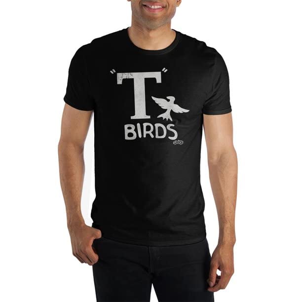 Grease T-Birds Short-Sleeve T-Shirt-XX-Large Black