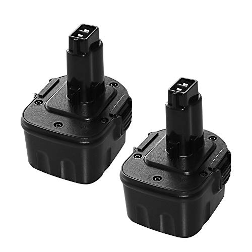 2 Pack 3.6Ah Ni-MH for Dewalt 12v Battery XRP DW9071 DW9072 DC9071 DE9037 DE9071 DE9072 DE9074 DE9075 Replacement for Dewalt 12 Volt Battery Cordless Power Tool