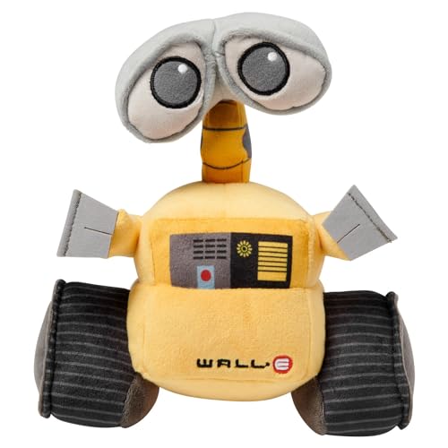 Disney Store Official Wall•E Robot Plush Toy - Authentic 8-Inch Collectible - Soft & Cuddly Design from The Classic Pixar Movie for Fans & Kids - Environmentally Friendly Hero