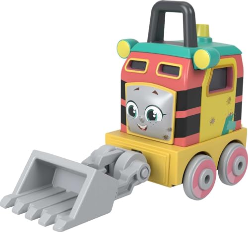 Thomas & Friends Fisher-Price Sandy The Rail Speeder die-cast Push-Along Toy Train Engine for Preschool Kids Ages 3+