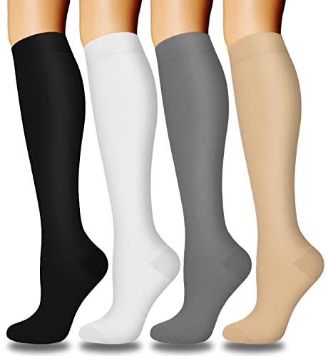 Aoliks Compression Socks for Women & Men,Support Socks for Athletic Running Nurses Hiking