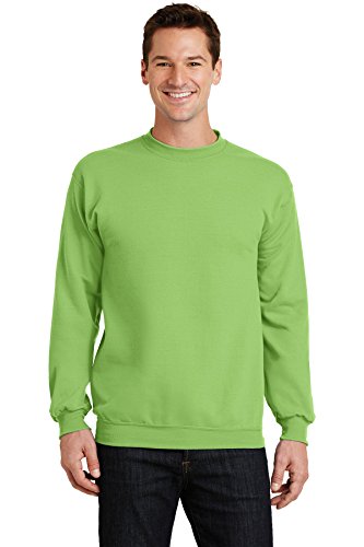 Port & Company Core Fleece Crewneck Sweatshirt Lime