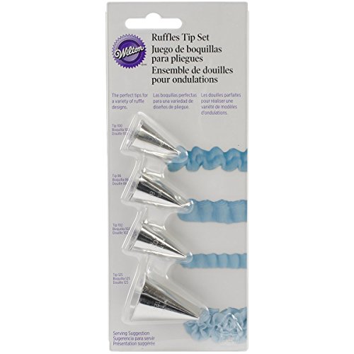 Wilton 4-Piece Ruffles Tip Set