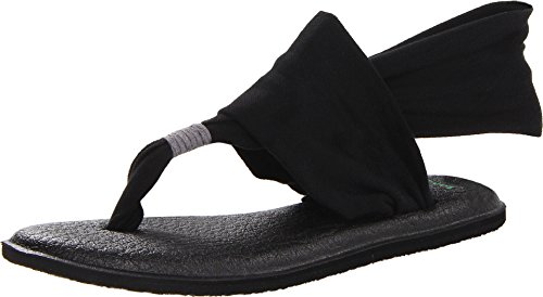 Sanuk Yoga Mat Sling 2 Sandals Black - 9