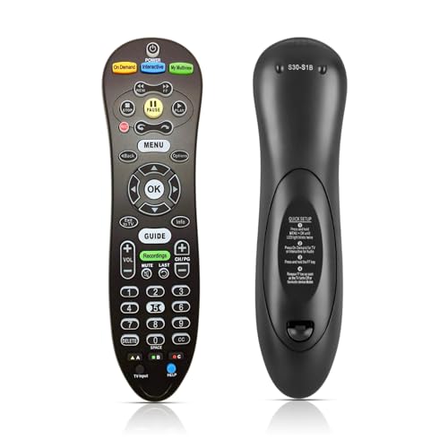 Universal Remote Control Compatible with Tv – 1-Pack S30 ATT Remote Control Replacement – Easy Setup and Wide Compatibility