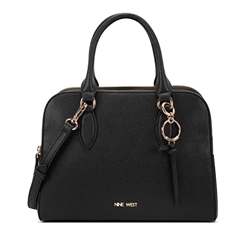 Nine West cyra a-List Satchel, Black