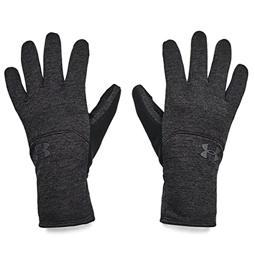 Under Armour mens Storm Fleece Gloves , Black (001)/Pitch Gray , X-Large