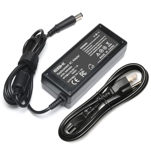 EBKK 65W DV6 DV7 Charger for HP EliteBook 840 850 G1 G2 / 810 820 745 450 455 430 440 G1 G2 / 640 645 650 655 G1 Pavilion 9480m 9470m DV4 DM4 DV5 Power Cord
