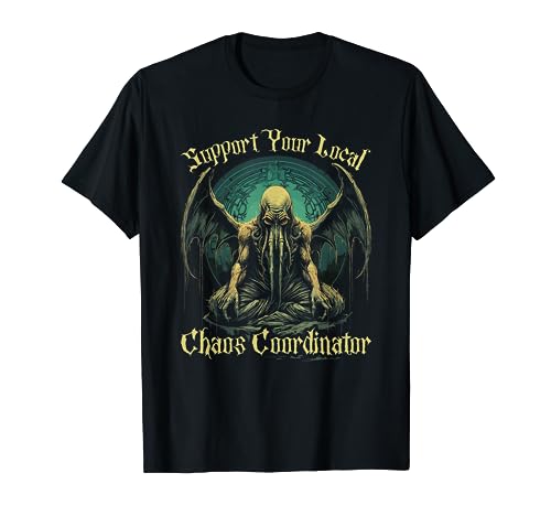 Cthulhu Chaos Coordinator, Cosmic Horror Cthulhu T-Shirt