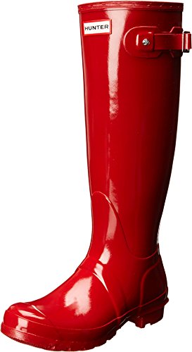Hunter Women's Original Tall Rain Boot,Military Red,10 B(M) US