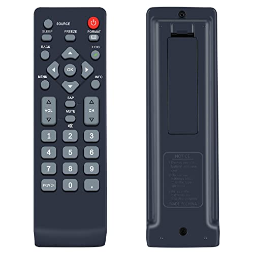 NH001UD Replaced Remote Control Compatible for Emerson TV LC190EM1 LC190EM2 LC220EM1 LC220EM2 LC260EM1 LC260EM2 LC260EM2A LC320EM1 LC320EM1F LC320EM2 LC320EM2F LC370EM2